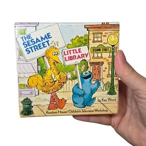 Vintage 1977 Sesame Street Little Library 4 Book Set